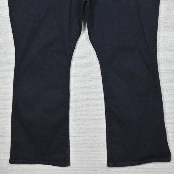 Torrid Super Stretch Luxe Slim Boot Stretch Flare Leg Dark Wash Blue Jeans 20R - Picture 11 of 16